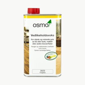 Osmo Rens og Vedlikeholdsvoks 3029 Klar 1 Liter for rengjøring og vedlikehold av treoverflater