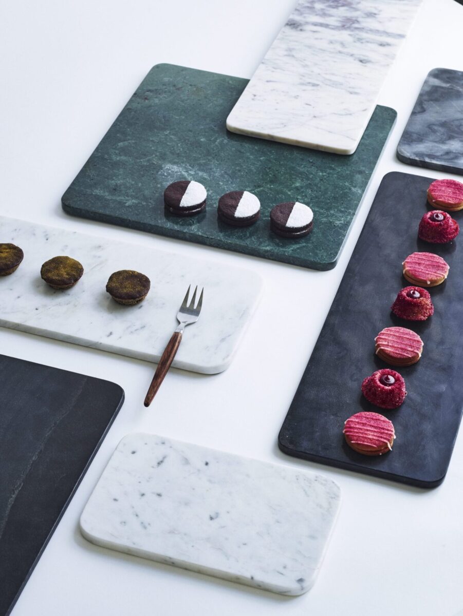 Louise Roe Benn Plate Black Marble