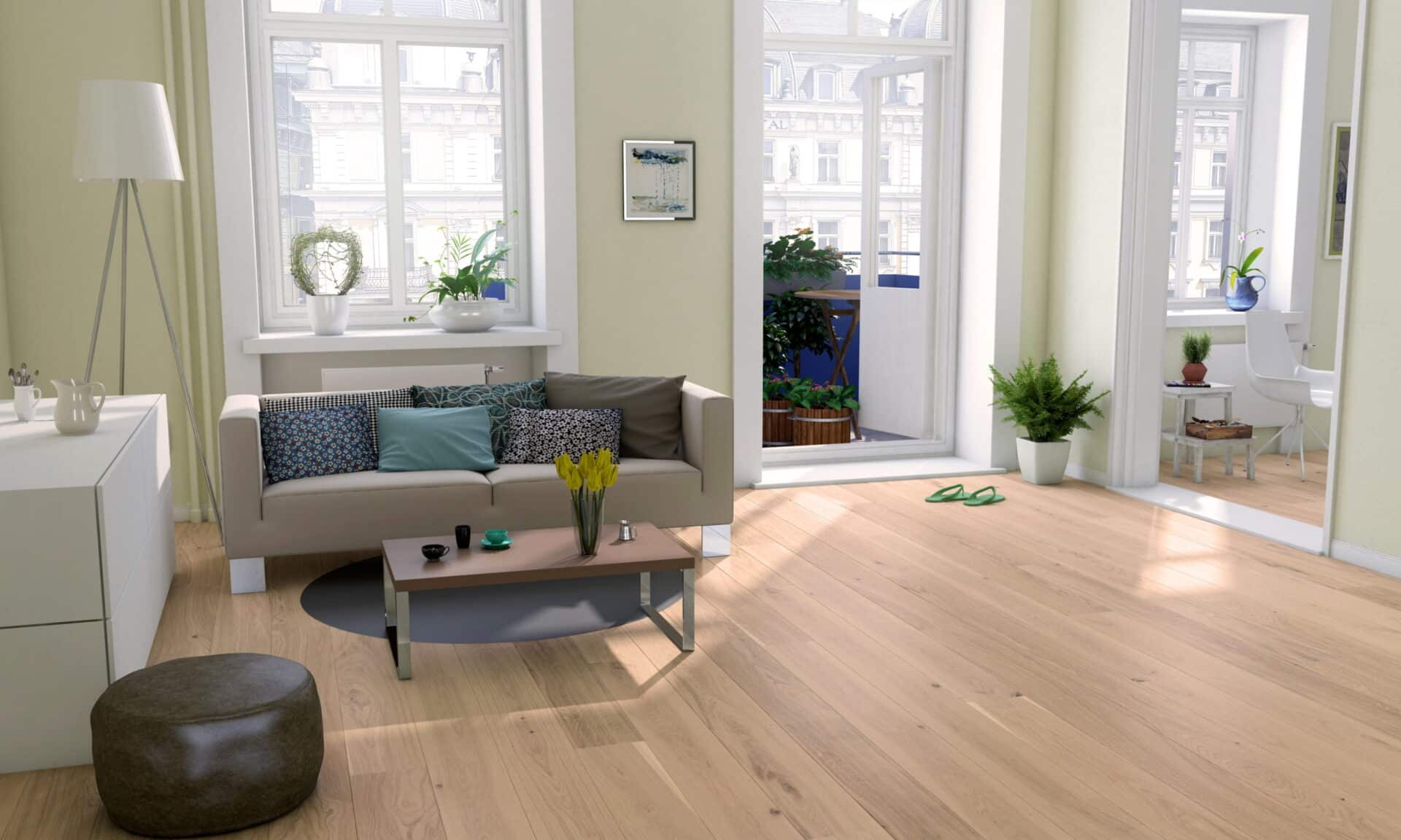 Parkett Saga Eik Premium Coconut - Bilde 1