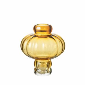 Louise Roe Balloon Vase Amber H20cm