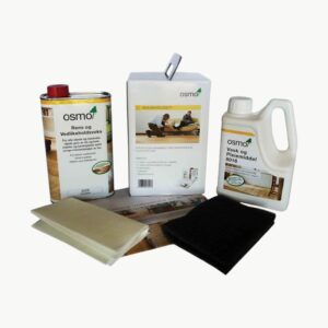 Osmo Vedlikeholdspakke Hvit 3087 for rengjøring og vedlikehold av treoverflater