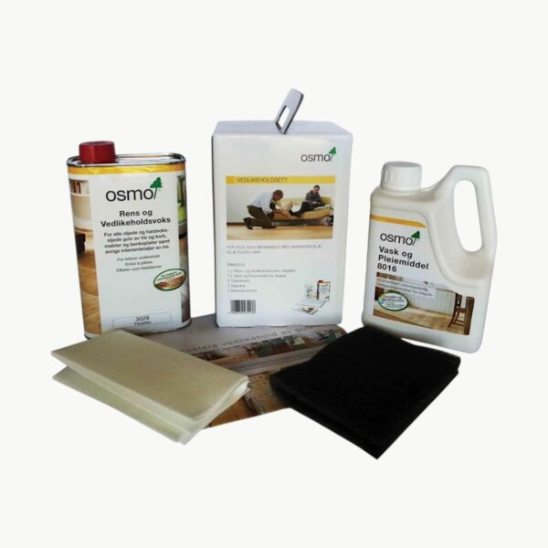 Osmo Vedlikeholdspakke Klar 3029 for rengjøring og vedlikehold av treoverflater