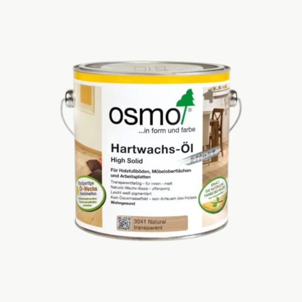 Osmo Hardvoksolje Pigmentert Naturell Matt (svak hvit) 3041 for behandling av treoverflater