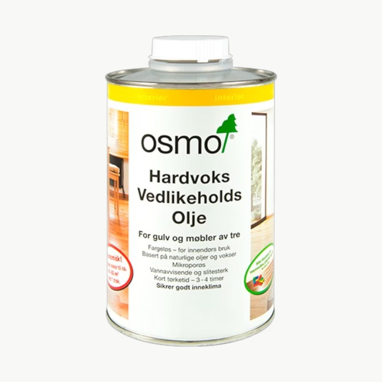 Osmo Hardvoks Vedlikeholdsolje 3079 Matt for vedlikehold av oljede og voksede treoverflater