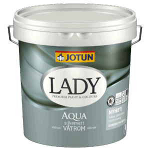 Lady Aqua - Våtromsmaling