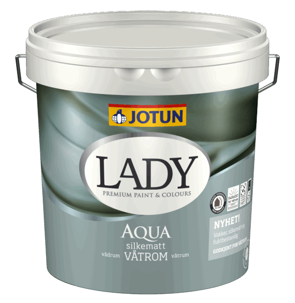 Lady Aqua - Våtromsmaling - Bilde 1