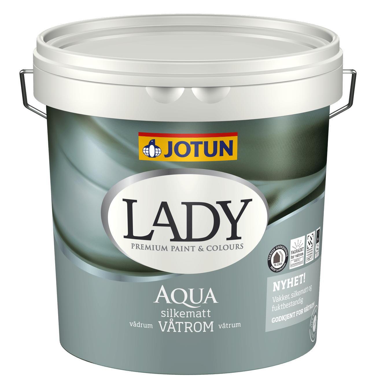 Lady Aqua - Våtromsmaling - Bilde 1