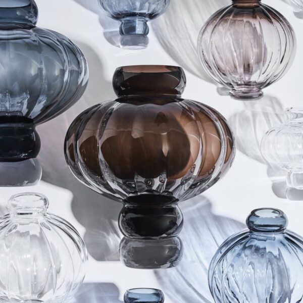 Louise Roe Balloon Vase Smoke H40cm - Bilde 3