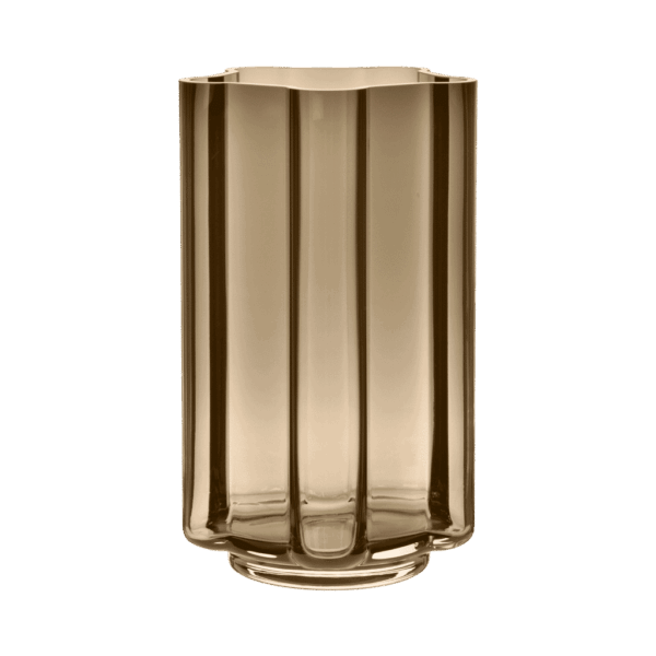Louise Roe Funki Vase Rounded Smoke H34cm - Bilde 1