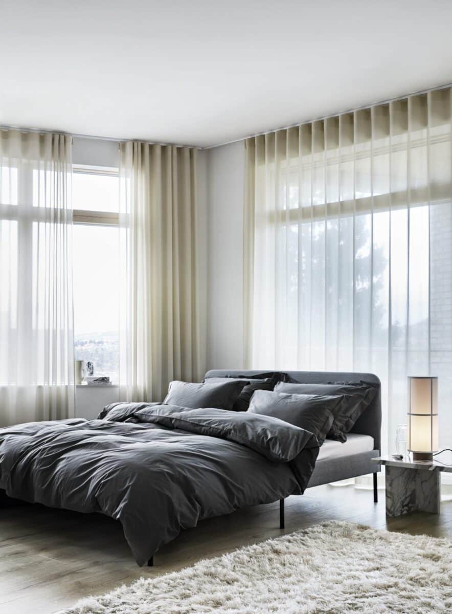 Høie Prima Stålgrå Percale Sengesett