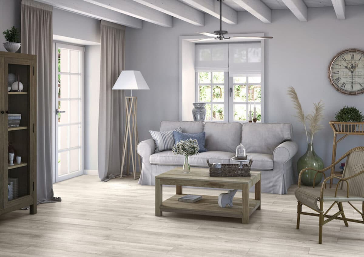 Gulvbelegg Texline 0515 Noma Blanc 4 mtr.