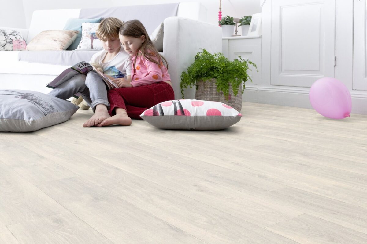 Gulvbelegg Texline 0515 Noma Blanc 4 mtr.