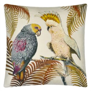 John Derian Parrot and Palm Parchment Pute