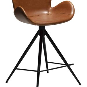 Danform Gaia Counter Barstol, Brunt Skinn