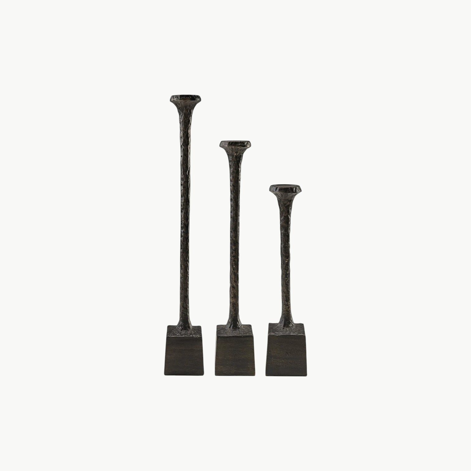 Candela Lysestaker Antikk Bronse 3-set - Bilde 1