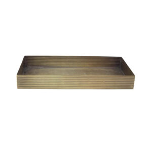 Halvor Bakke Antique Brass Trey, Stort