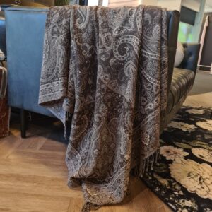 Artwood Eroz Paisley Pledd, Brown - Bilde 2