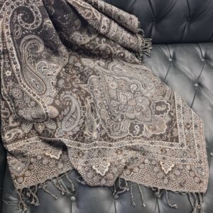Artwood Eroz Paisley Pledd, Brown - Bilde 3