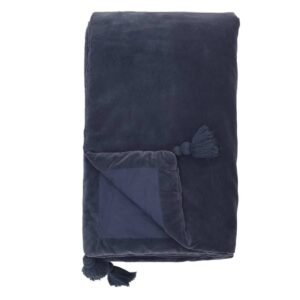 Halvor Bakke Byron Sengeteppe 140x240, Vintage Indigo