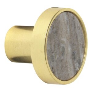 Cozy Living Marmorknott L Beige/Gold