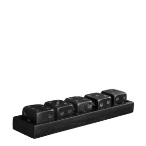 Artwood Dice Game Black
