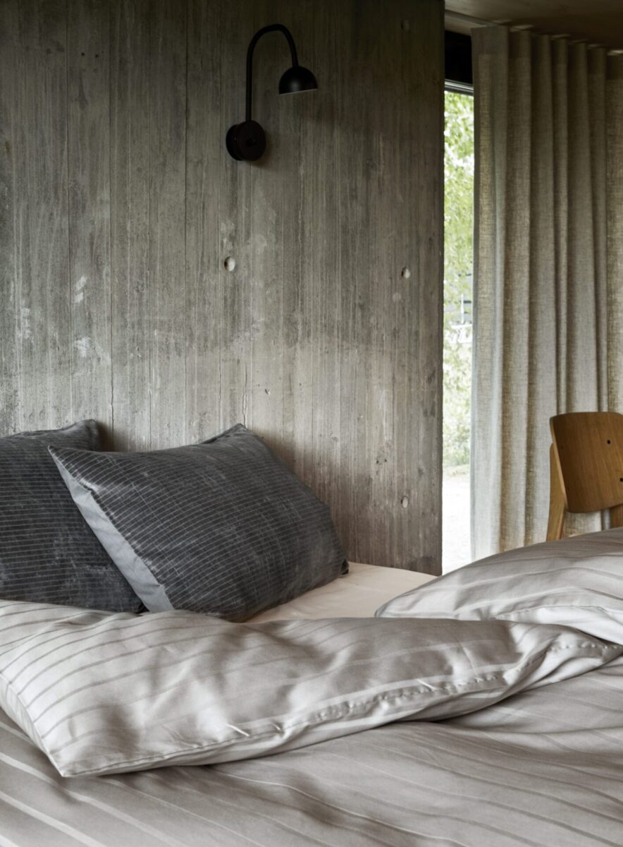 Høie Una Stålgrå, Velour Hotellputetrekk