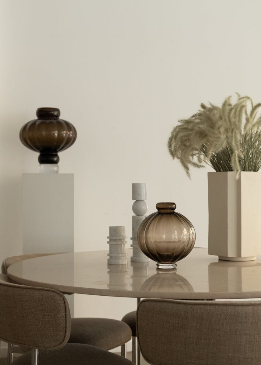 Louise Roe Balloon Vase Smoke H40cm