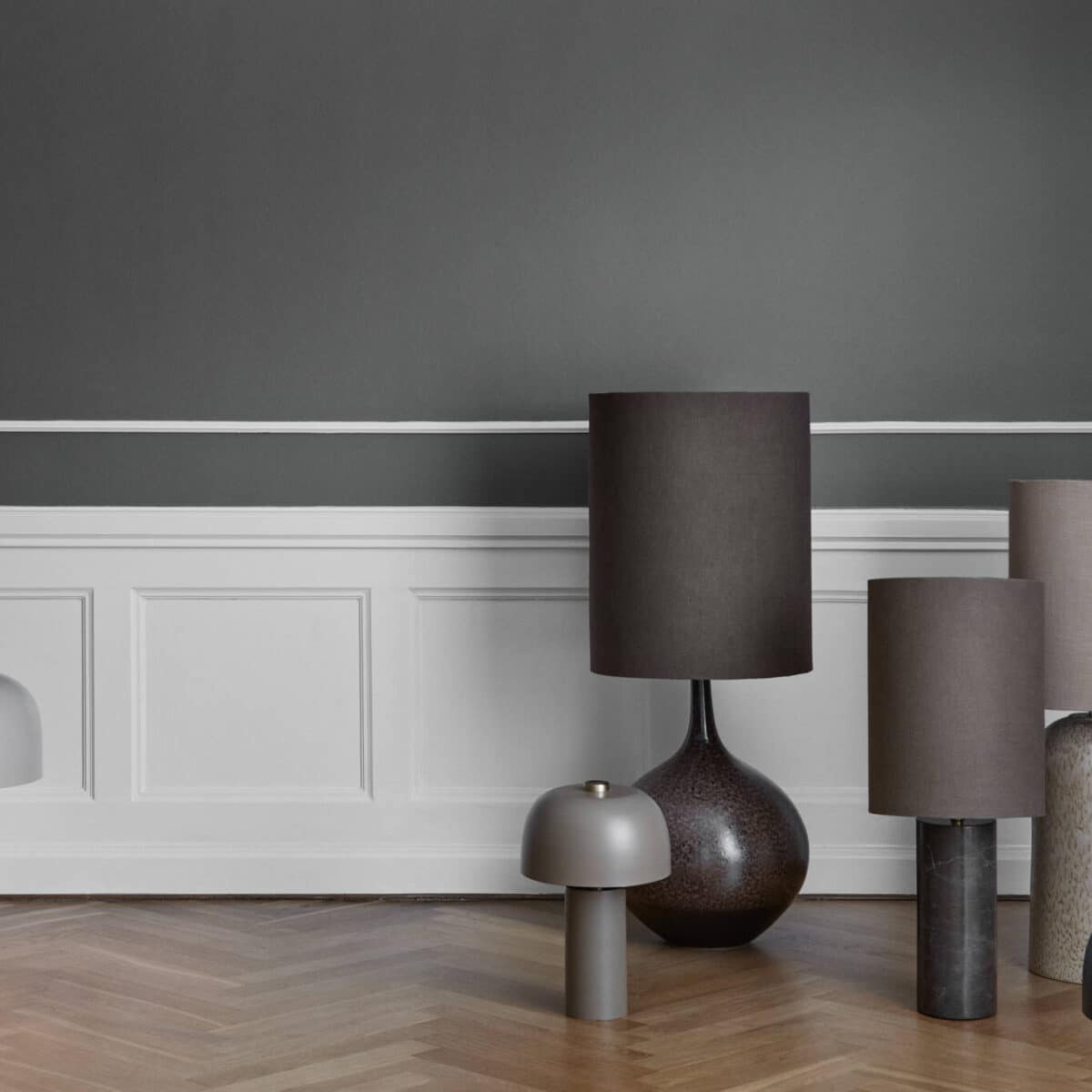 Cozy Living Lulu Lampe Mini Coal 23 cm