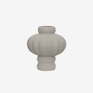 Louise Roe Balloon Vase 02 Sanded Grey 20cm