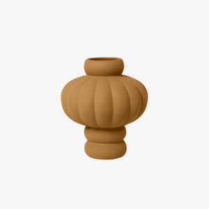 Louise Roe Balloon Vase 02 Ocker 20cm