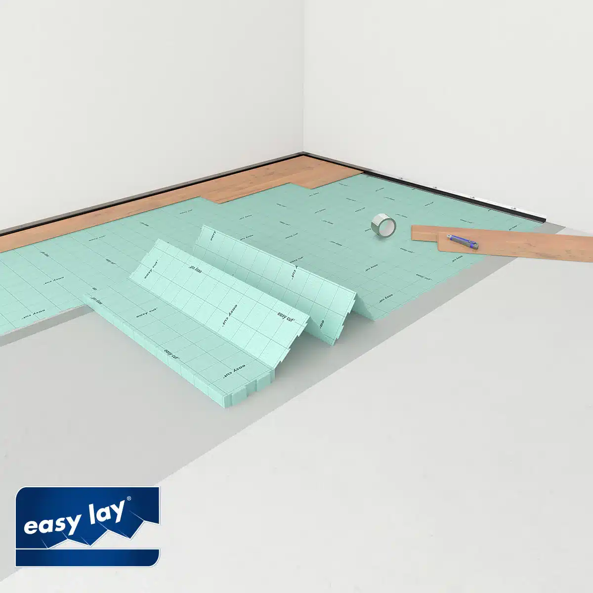 Gulvunderlag 2,2 mm – støydempende underlag til parkett og laminat