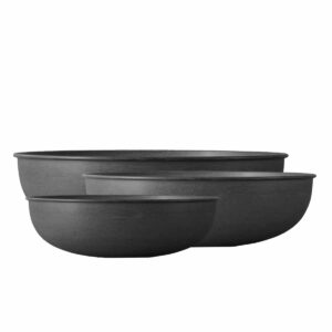 Out Bowl 3-set, Black