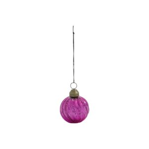 House Doctor Julekule Twist Rosa Ø8cm