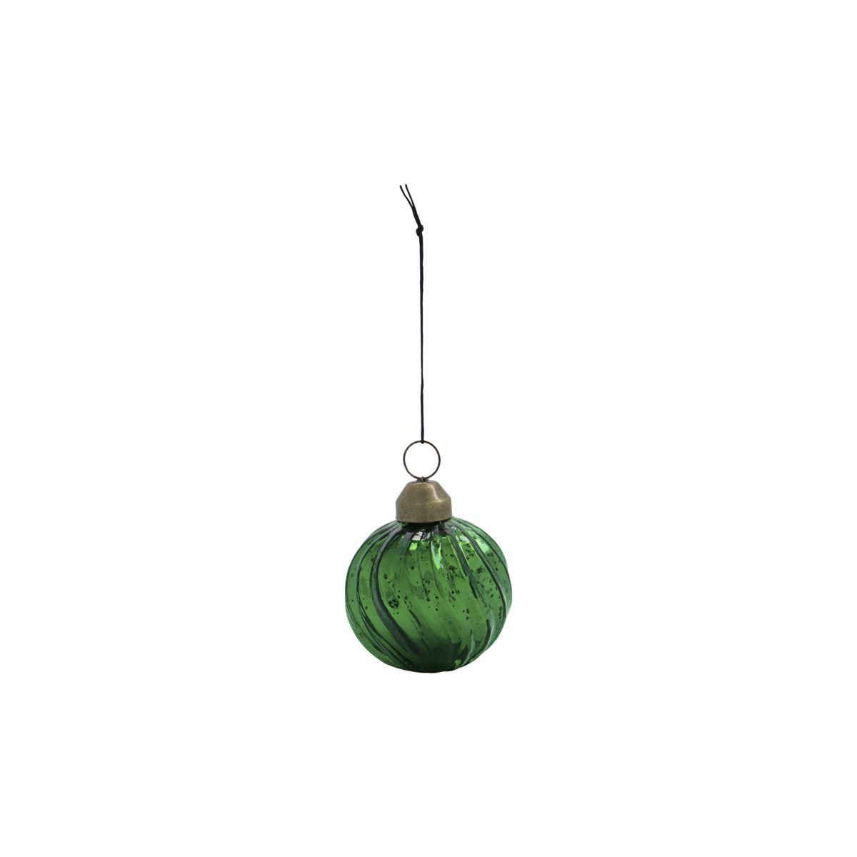 House Doctor Julekule Twist Grønn Ø8cm - Bilde 1