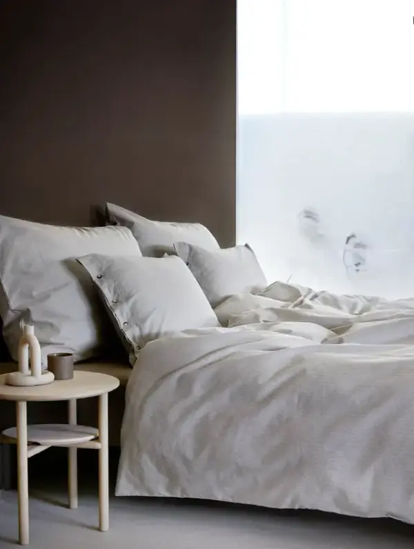 Høie Balder Valnøtt Flanell Sengesett - Bilde 2