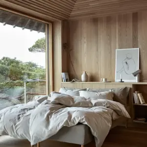 Høie Balder Valnøtt Flanell Sengesett - Bilde 1