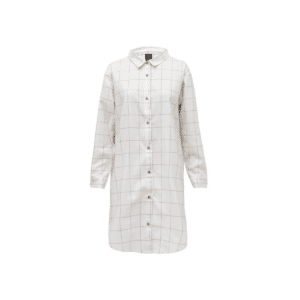 Høie Føniks Pysjamas Skjorte Flanell Offwhite