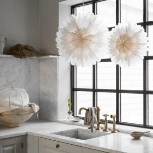 Watt & Veke Lotus Julestjerne Hvit 60 cm - Bilde 5