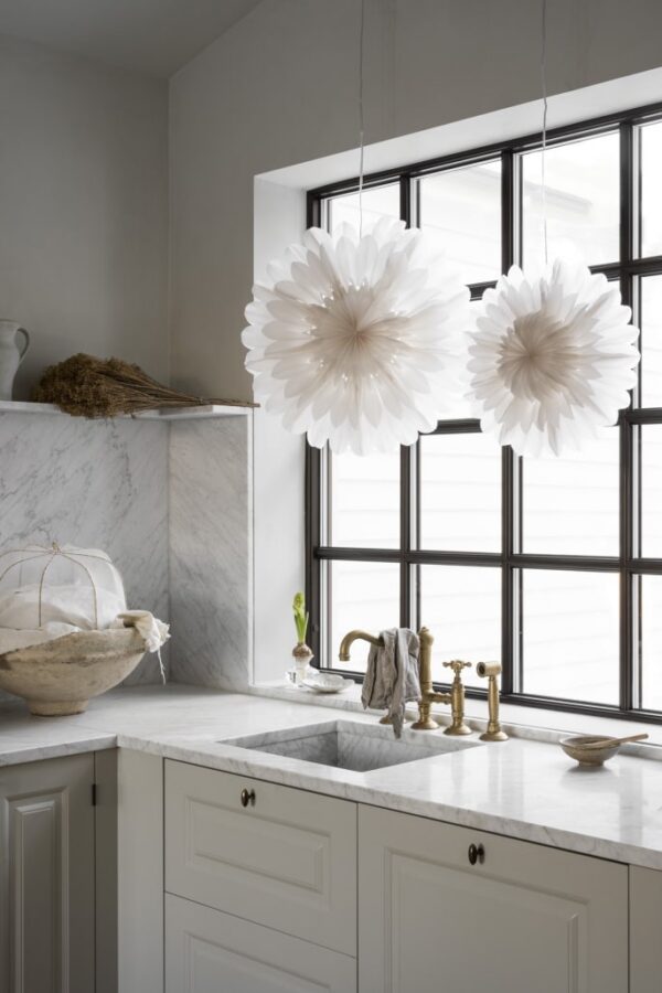 Watt & Veke Lotus Julestjerne Hvit 60 cm - Bilde 4
