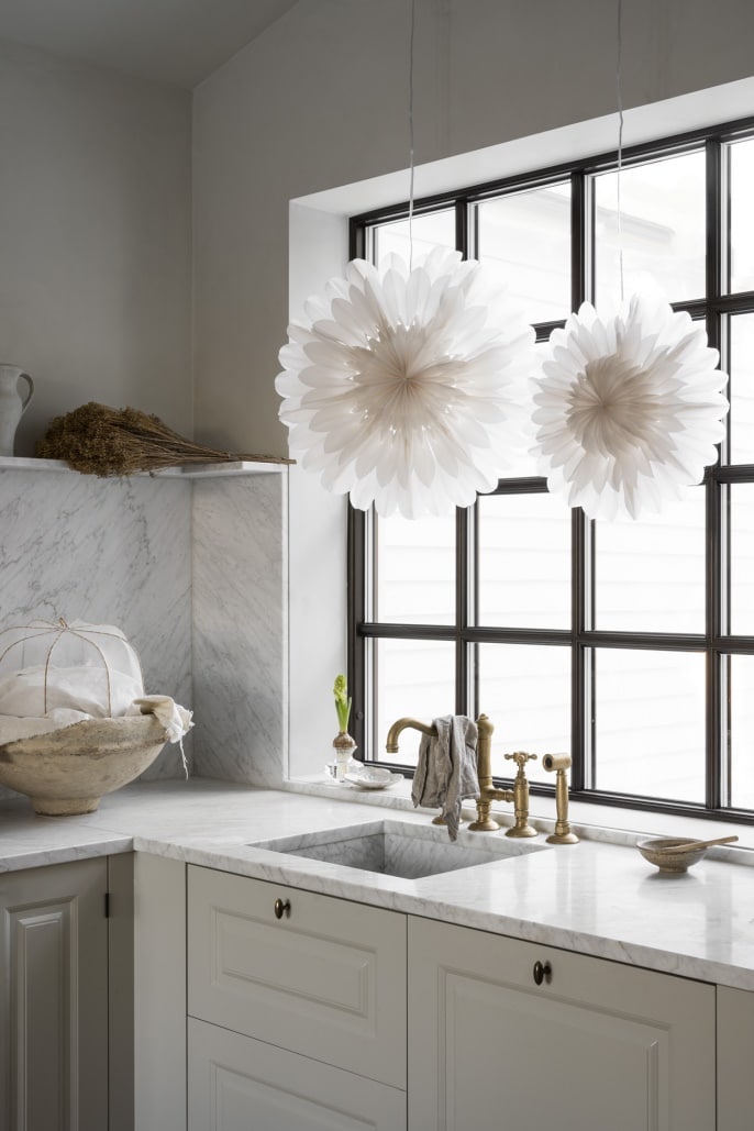 Watt & Veke Lotus Julestjerne Hvit 60 cm - Bilde 4