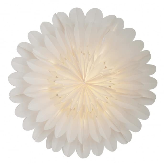 Watt & Veke Lotus Julestjerne Hvit 60 cm - Bilde 2