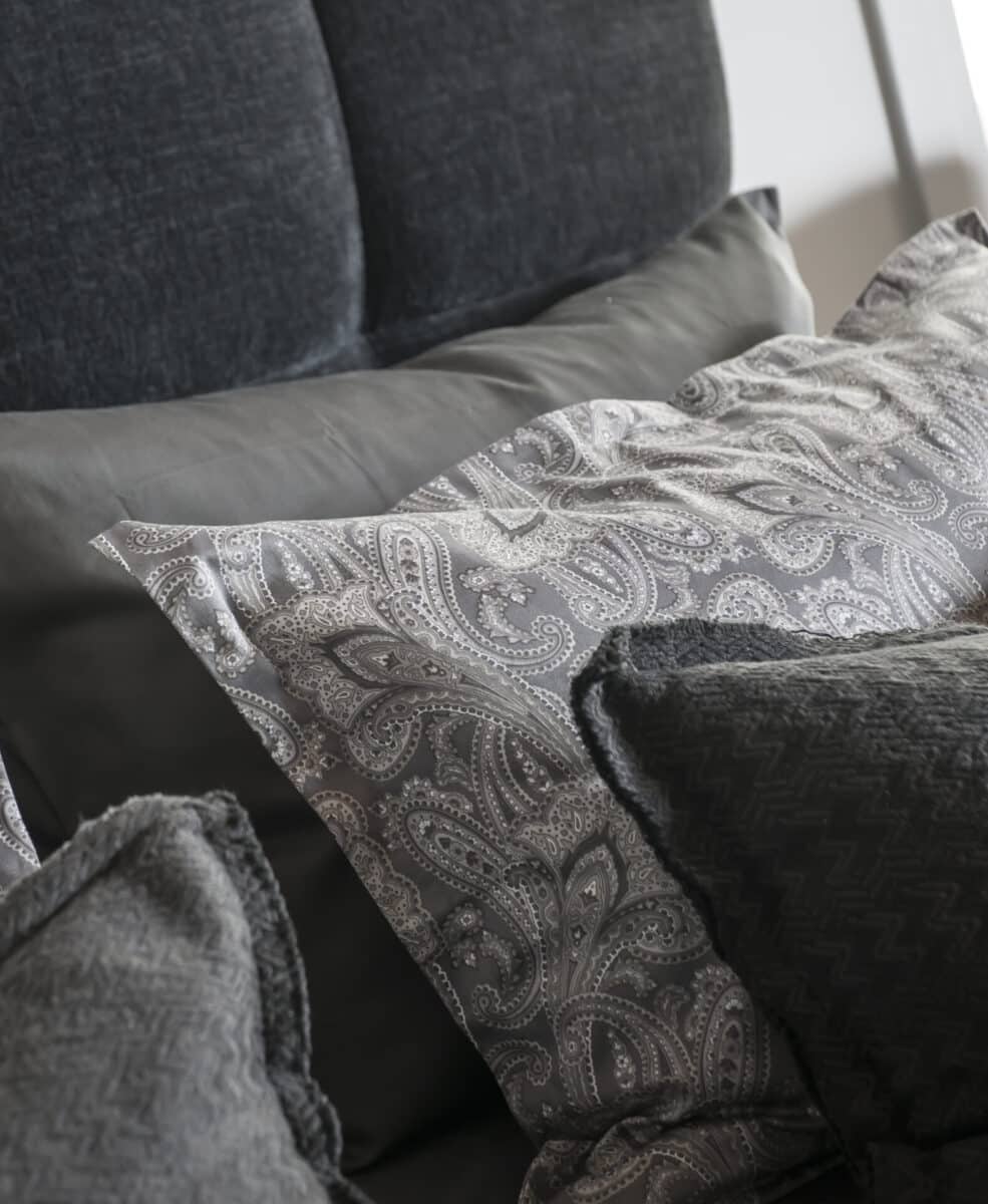 Borås Cotton Milazzo Sateng Sengesett Grå