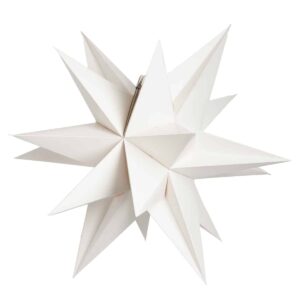 Watt & Veke Sputnik Bold Julestjerne Hvit Ø60cm