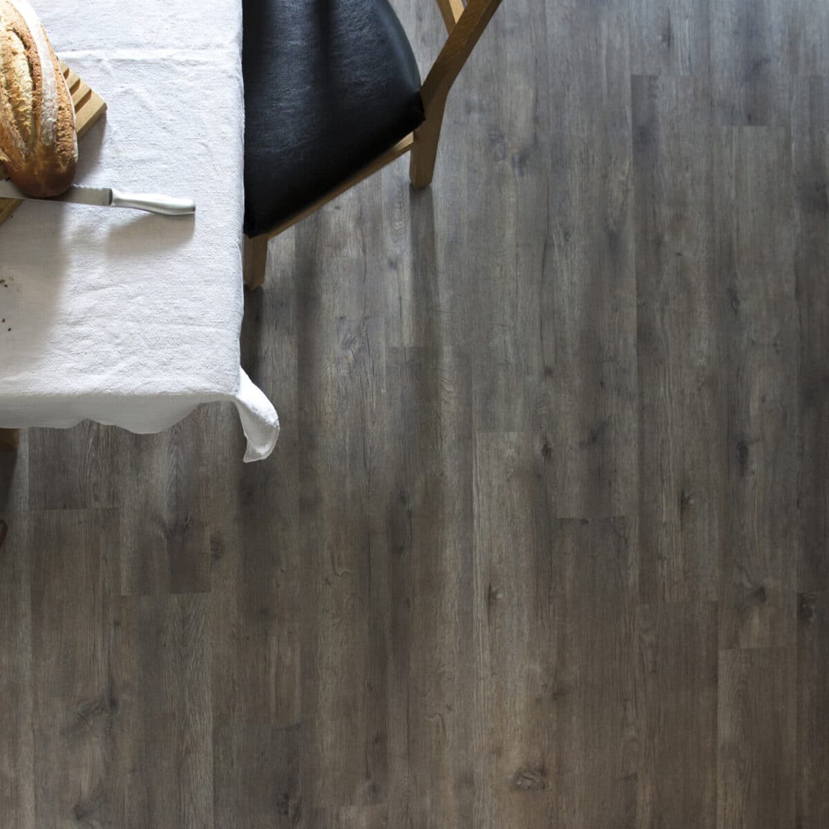 Klikkvinylgulv med kork | "Maxwear Eik Dusk"