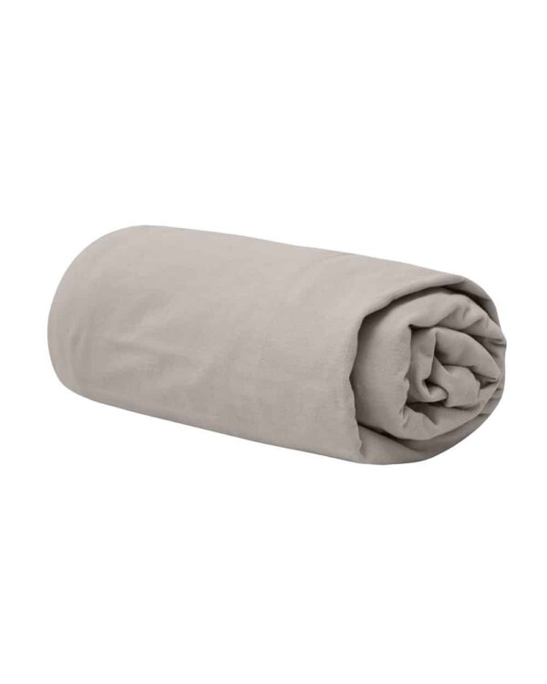 Høie Jerseylaken, Lys Beige - Bilde 4