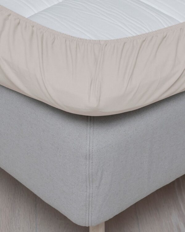 Høie Jerseylaken, Lys Beige - Bilde 3