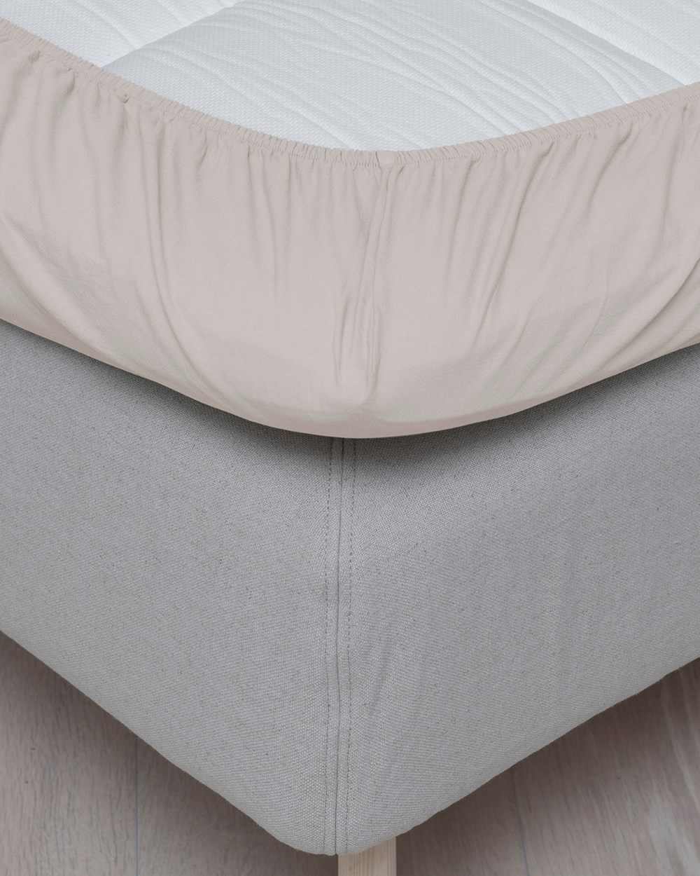 Høie Jerseylaken, Lys Beige - Bilde 3