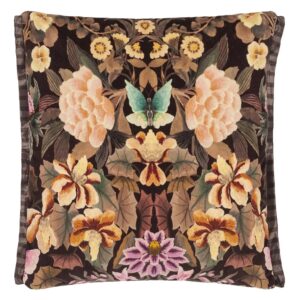 Designers Guild Ikebana Damask Chocolate Pute 55x55cm