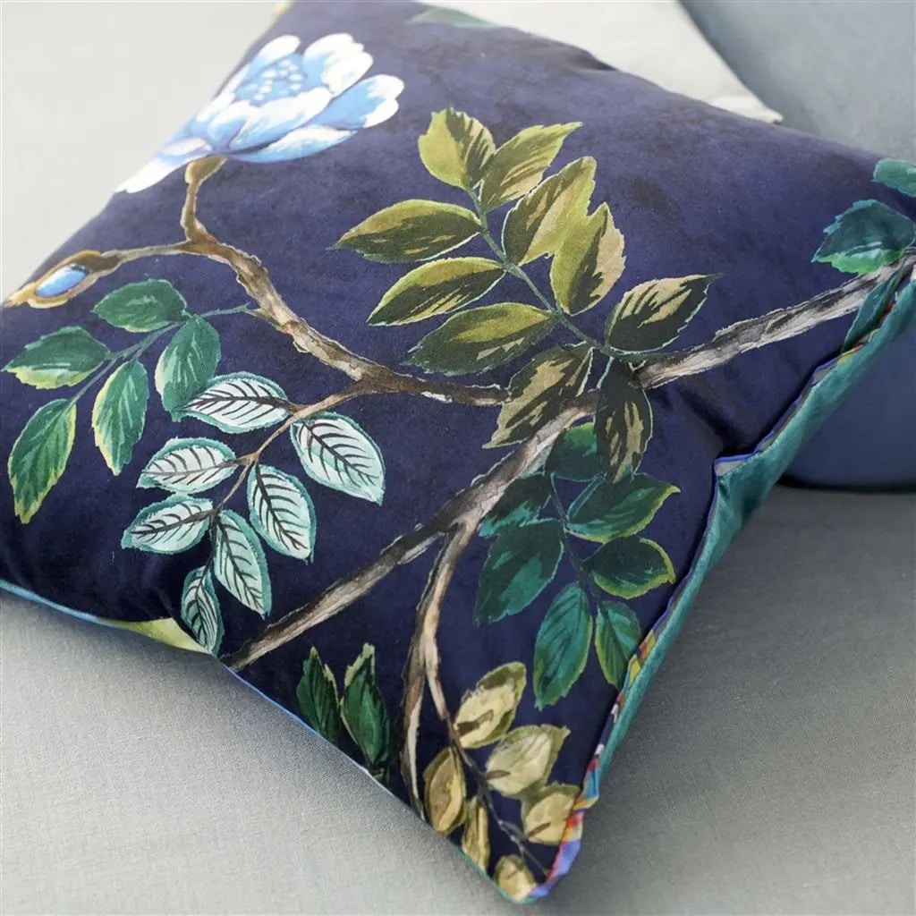 Designers Guild Porcelaine de Chine Indigo Pute 55x55cm - Bilde 5