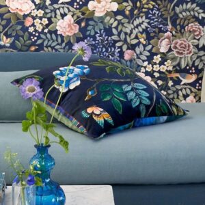 Designers Guild Porcelaine de Chine Indigo Pute 55x55cm - Bilde 6